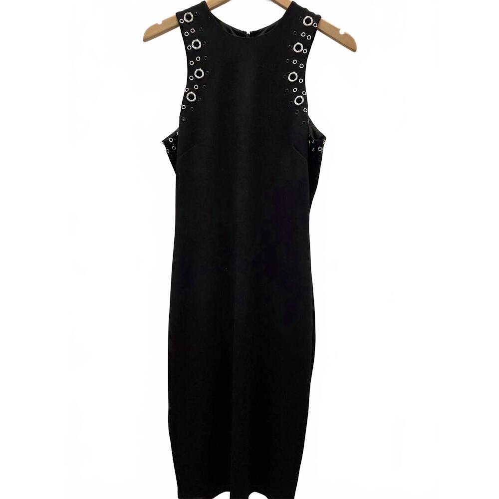 NEW SHERI BODELL women's midi tank dress in black